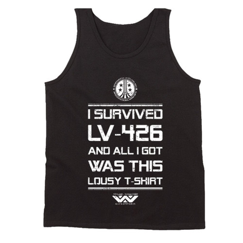 Alien I Survived Lv Four Two Six Man's Tank Top