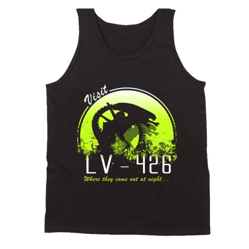 Alien Where They Come Out At Night Man's Tank Top