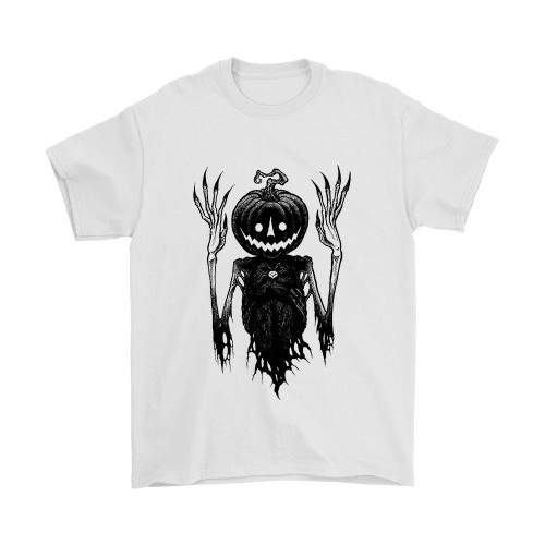 Halloween Pumpkin Horror Man's T-Shirt Tee