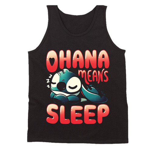 Ohana Means Sleep Man's Tank Top