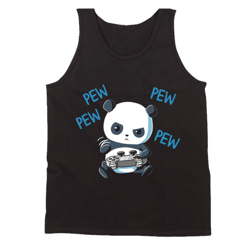 Pew Pew Panda Man's Tank Top