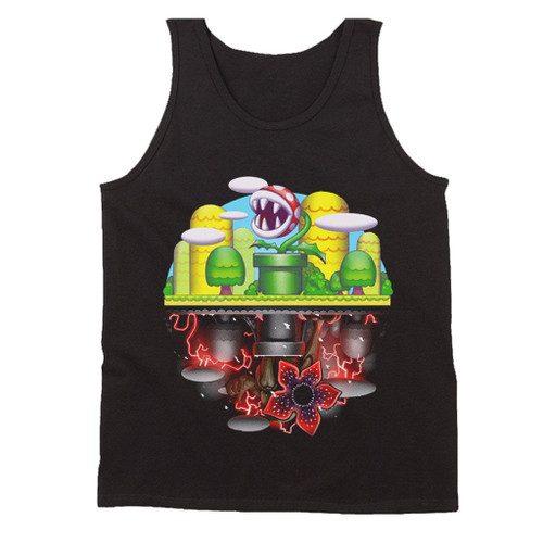 Super Plant Bros Upside Down Man's Tank Top