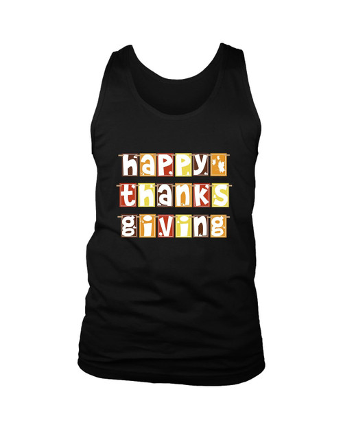 Happy Thanks Giving Man's Tank Top