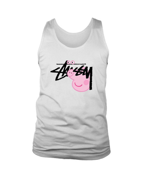 Peppa Pig X Stussy Parody Man's Tank Top