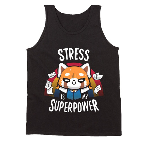 Stress Is My Superpower Man's Tank Top