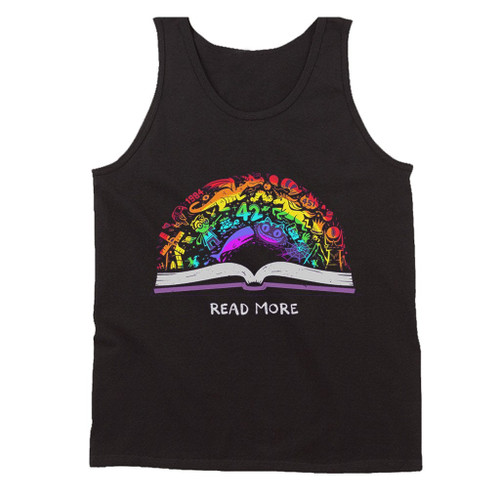 Read A Rainbow Man's Tank Top