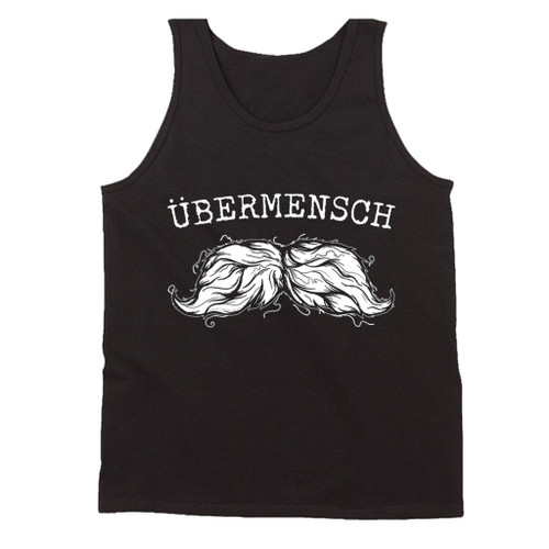 Ubermensch Mustache Logo Man's Tank Top