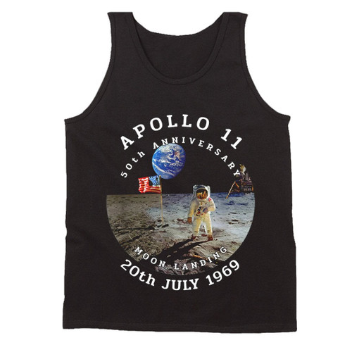 Apollo 11 50Thiversary Moon Landing Nasa 1969 2019 Man's Tank Top