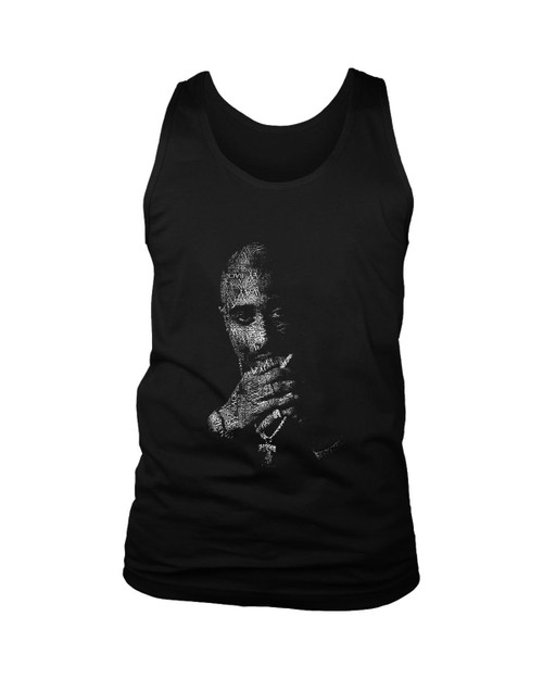 Tupac Shakur Typography Man's Tank Top