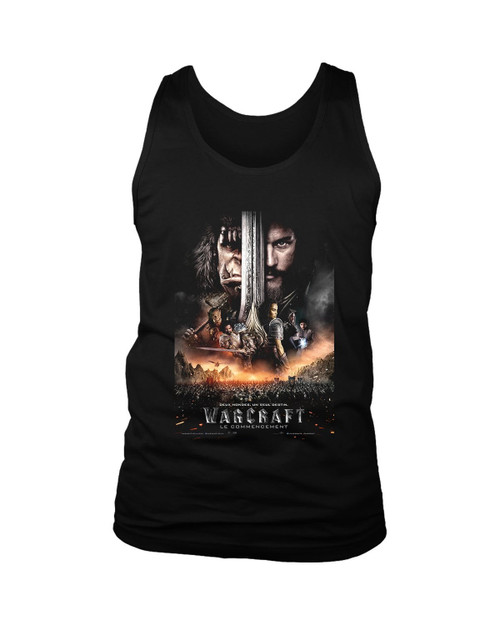 Deux Mondes Un Seul Destin Warcraft Le Commencement Man's Tank Top