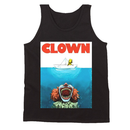 Horror Clown The Jaws Man's Tank Top