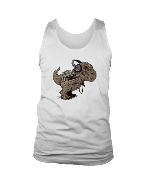 Tyrannosaurus Walkman Man's Tank Top