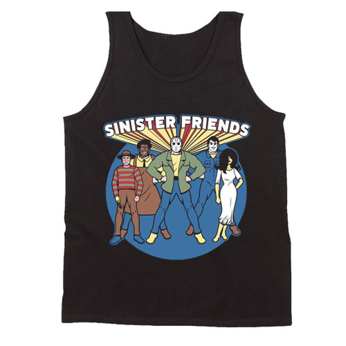 Horror Sinister Friends Halloween Man's Tank Top