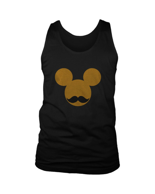 Mickey Mouse Mustache Man's Tank Top