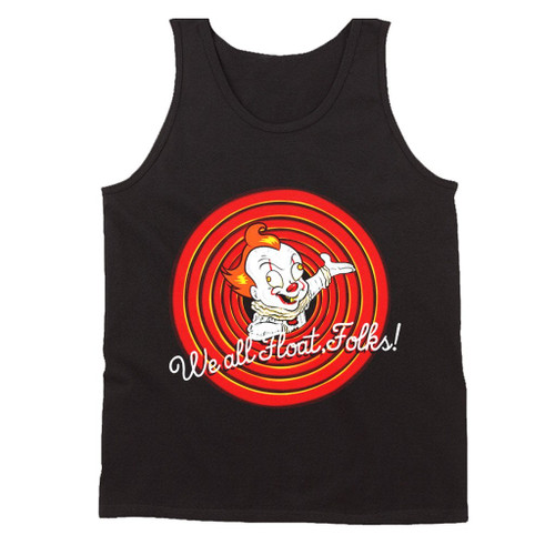 We All Float Folks Pennywise Man's Tank Top