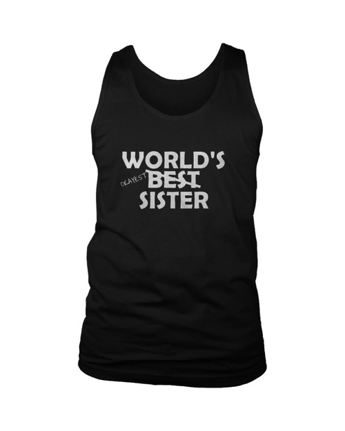 Worlds Okayest Sister Man's Tank Top