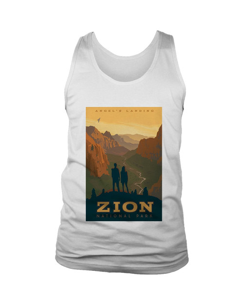 Zion National Park Angels Landing Man's Tank Top