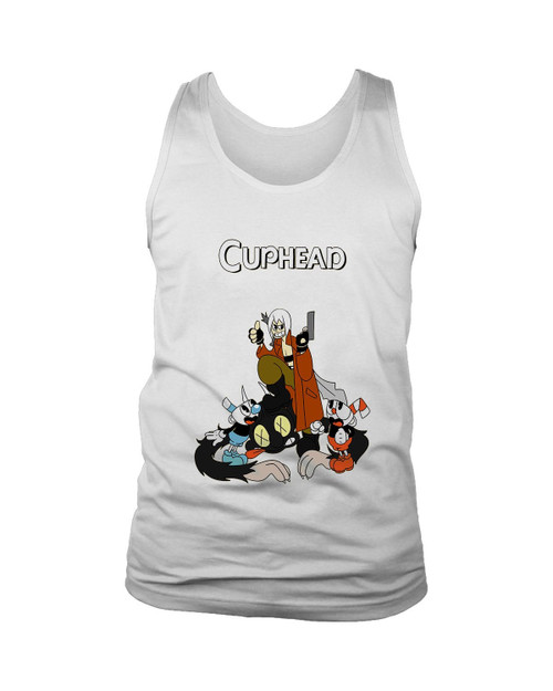 Cuphead Featuring Dante From Devil May Cry Man's Tank Top