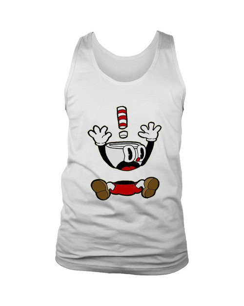 Cuphead Surprised Man's Tank Top