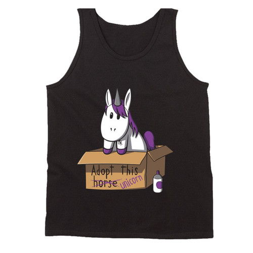 Adopt This Cute Unicorn Man's Tank Top