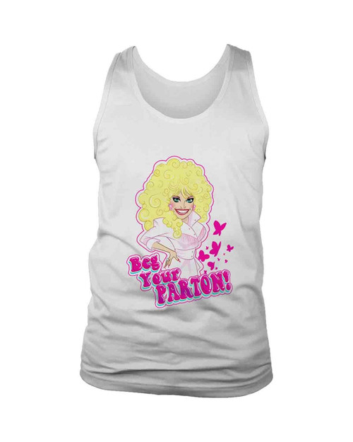 Beg Your Parton Man's Tank Top