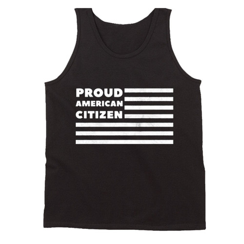 Proud American Citizen Usa Independence Day Man's Tank Top