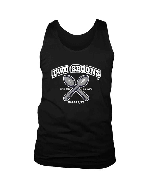 Dallas Two Spoons Eat Or Be Eat Zeke Man's Tank Top