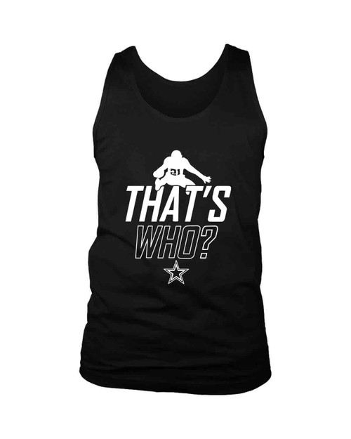 Zeke Whats Who Dallas Cowboys Man's Tank Top