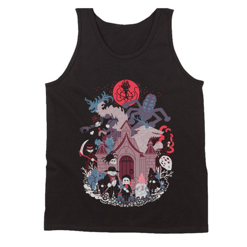 Beasts All Over The Halloween Man's Tank Top