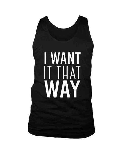 Backstreet Boys I Want It That Way Bsb Man's Tank Top