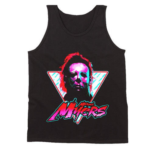Halloween Michael Myers Face Horror Scary Movie Man's Tank Top