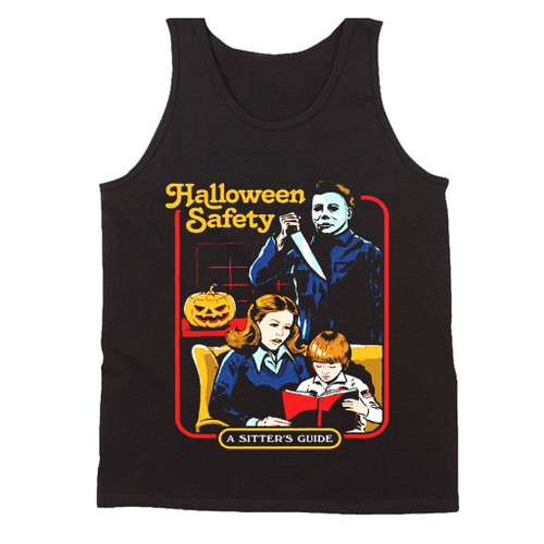 Halloween Safety Michael Myers A Sister Guide Man's Tank Top