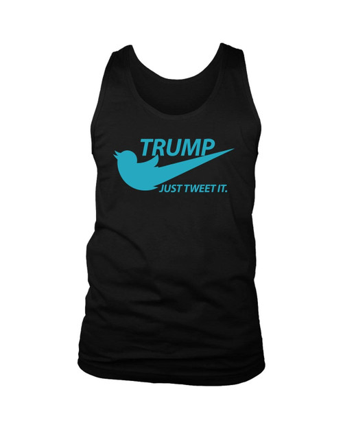 Politics Donald Trump Twitter Addict Man's Tank Top