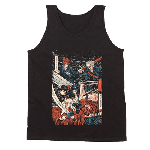 Anime The Swordsmen Man's Tank Top