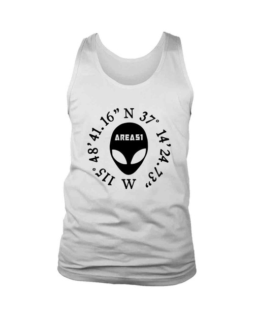 Area 51 Coordinates Man's Tank Top