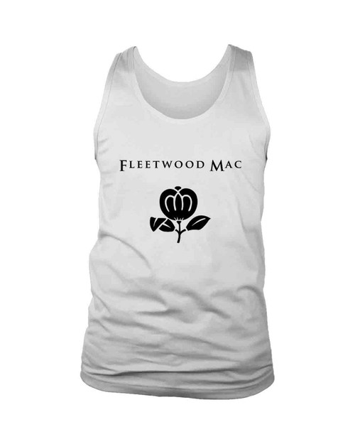 Fleetwood Mac Black Flower Logo Man's Tank Top