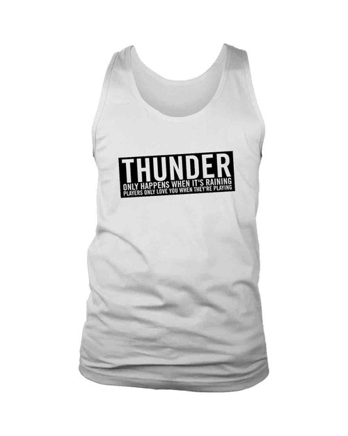 Fleetwood Mac Thunder Only Happens When Its Raining Man's Tank Top