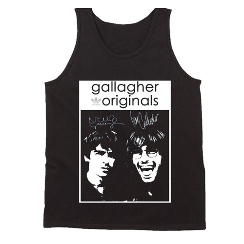 Gallagher Brothers Tribute Adored Autograph Man's Tank Top