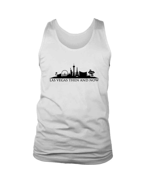 Las Vegas Strong Las Vegas Then And Now Man's Tank Top