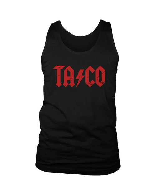 Taco Acdc Style Man's Tank Top