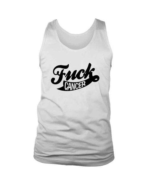 Fuck Cancer Logos Man's Tank Top
