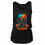 A Pumpkin Headed Human Walks On A Lonely And Dark Street Near A Haunted Empty House Women's Tank Top