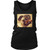 Mustache Dog Pug Funny Animal Women's Tank Top