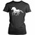 Floral Horse Womens T-Shirt Tee