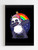 Dabbing Panda Animal Rainbow Funny Poster