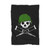 Jackass Military Helmet Skull Blanket