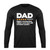 5 Star Dad Fathers Day Long Sleeve T-Shirt Tee