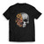 Floral Skeleton Fall Mens T-Shirt Tee Floral Skeleton Fall Mens T-Shirt Tee