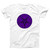 Purple Solid Classic Inverted Baphomet Pentagram Symbol Man's T-Shirt Tee