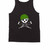 Jackass Military Helmet Skull Tank Top